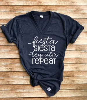 Fiesta Siesta Tequila Repeat Shirt