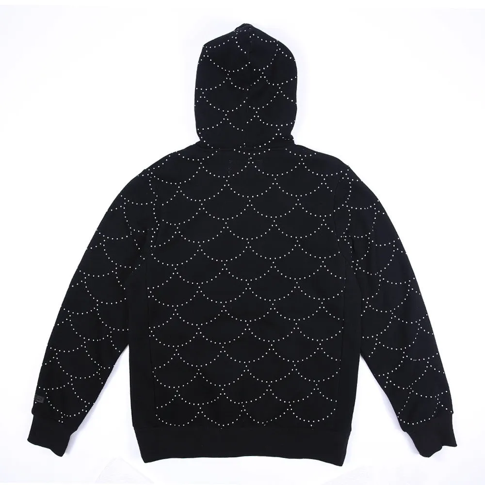 Fishscale Premium Hoodie - Black