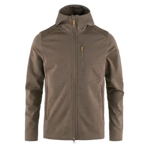 Fjallraven Keb Fleece Hoodie Suede Brown