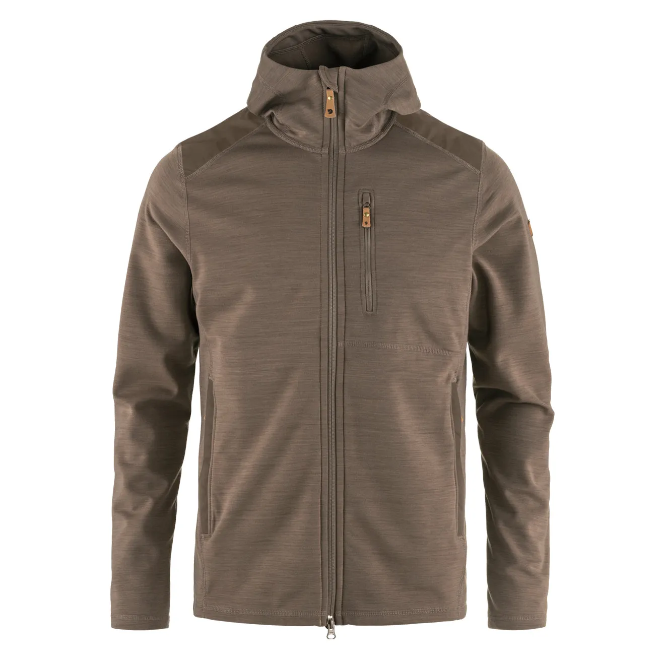 Fjallraven Keb Fleece Hoodie Suede Brown