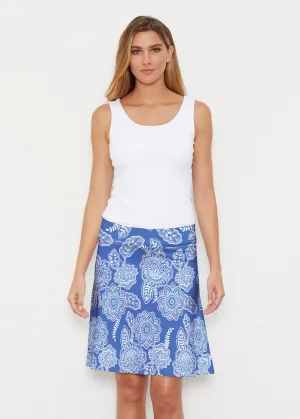 Floral Sunshine (13533) ~ Silky Brenda Skirt 21 inch