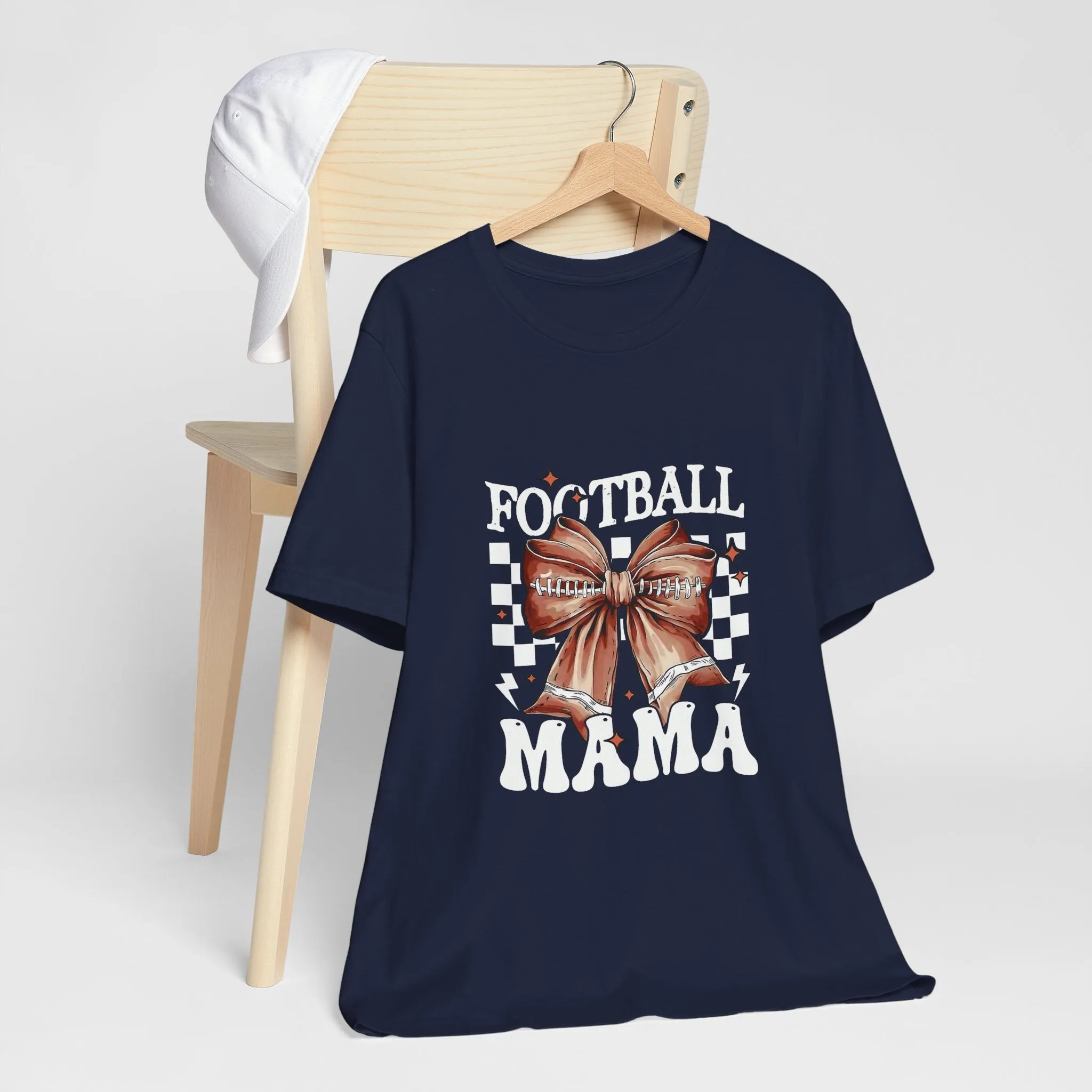 Football Mama T-Shirt - Unisex Garment-Dyed Tee