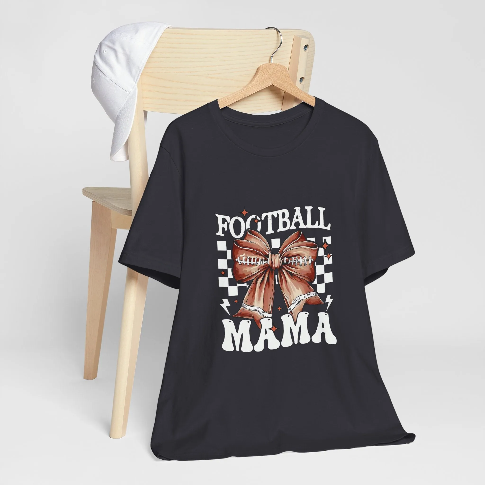 Football Mama T-Shirt - Unisex Garment-Dyed Tee