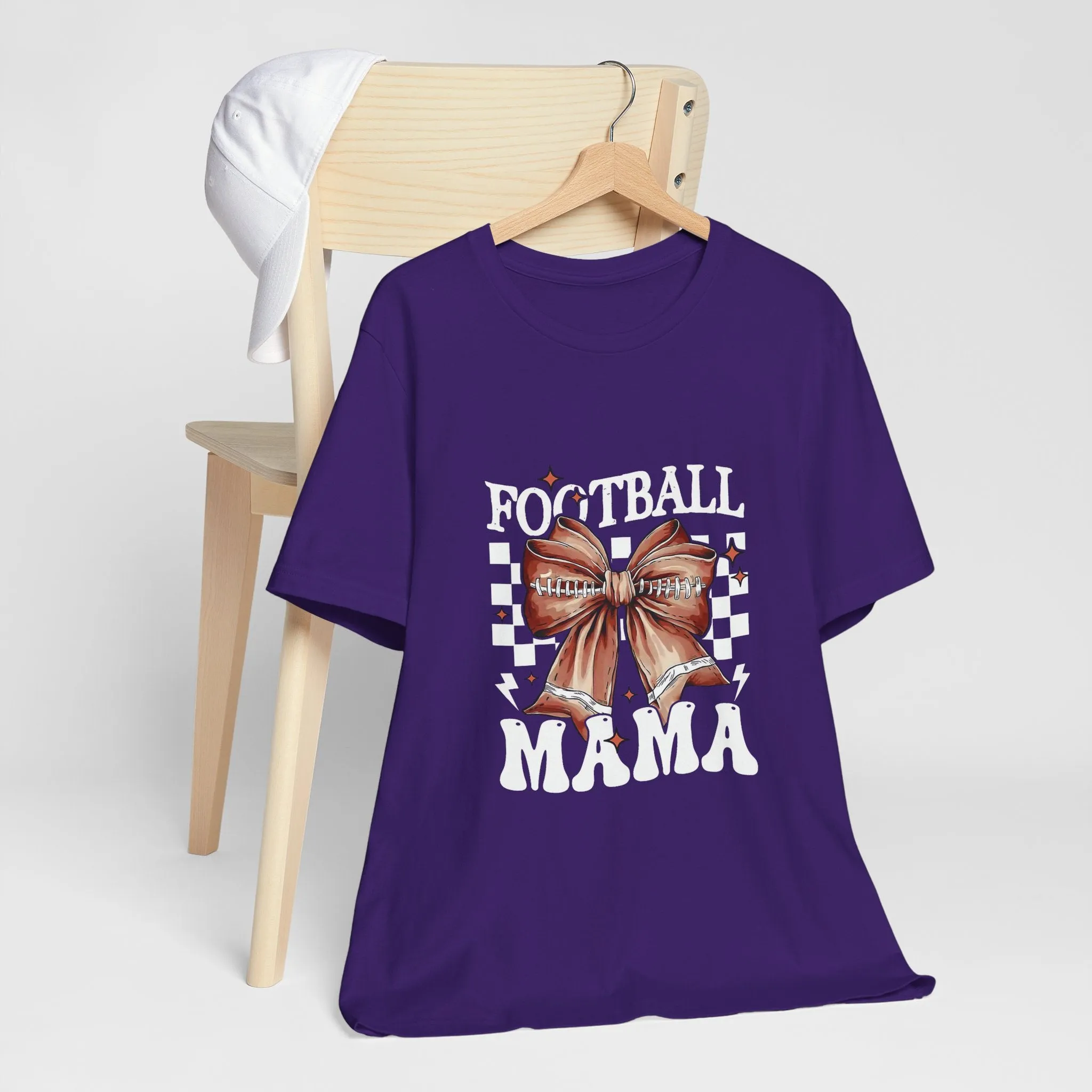 Football Mama T-Shirt - Unisex Garment-Dyed Tee