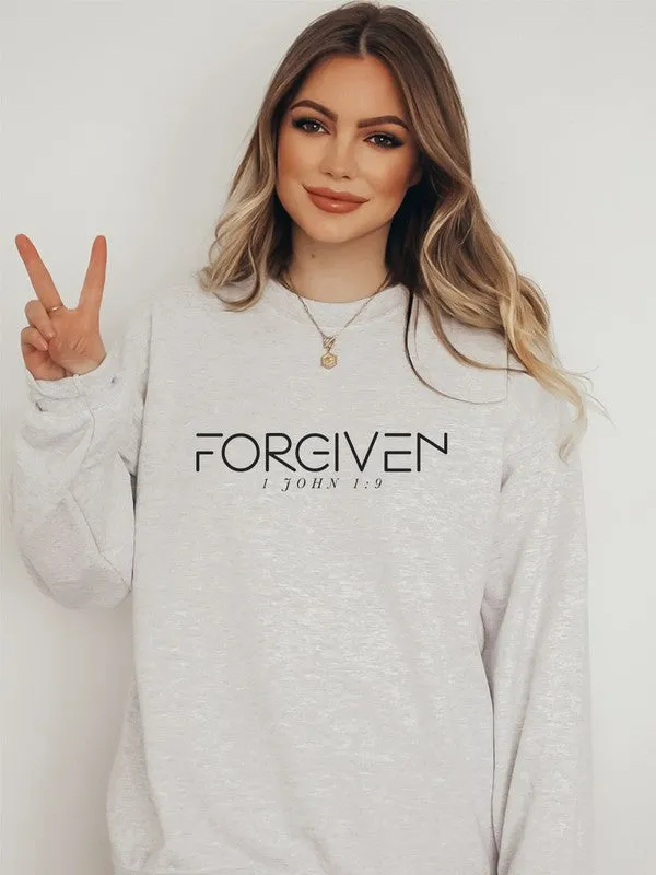 FORGIVEN 1 John 1:9! Sweatshirt