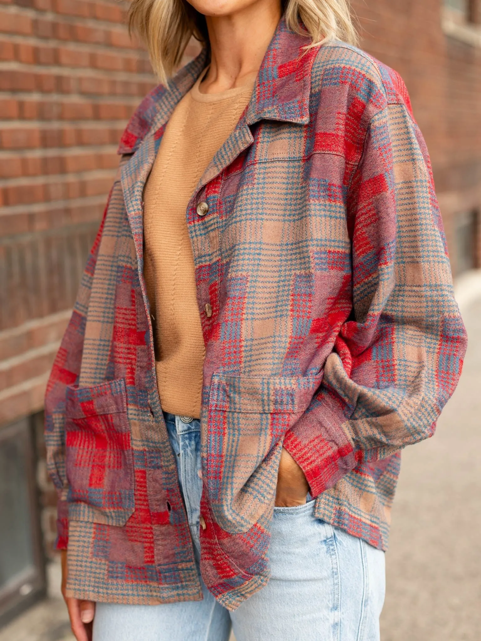 Free People Keep It Cozy Shirt