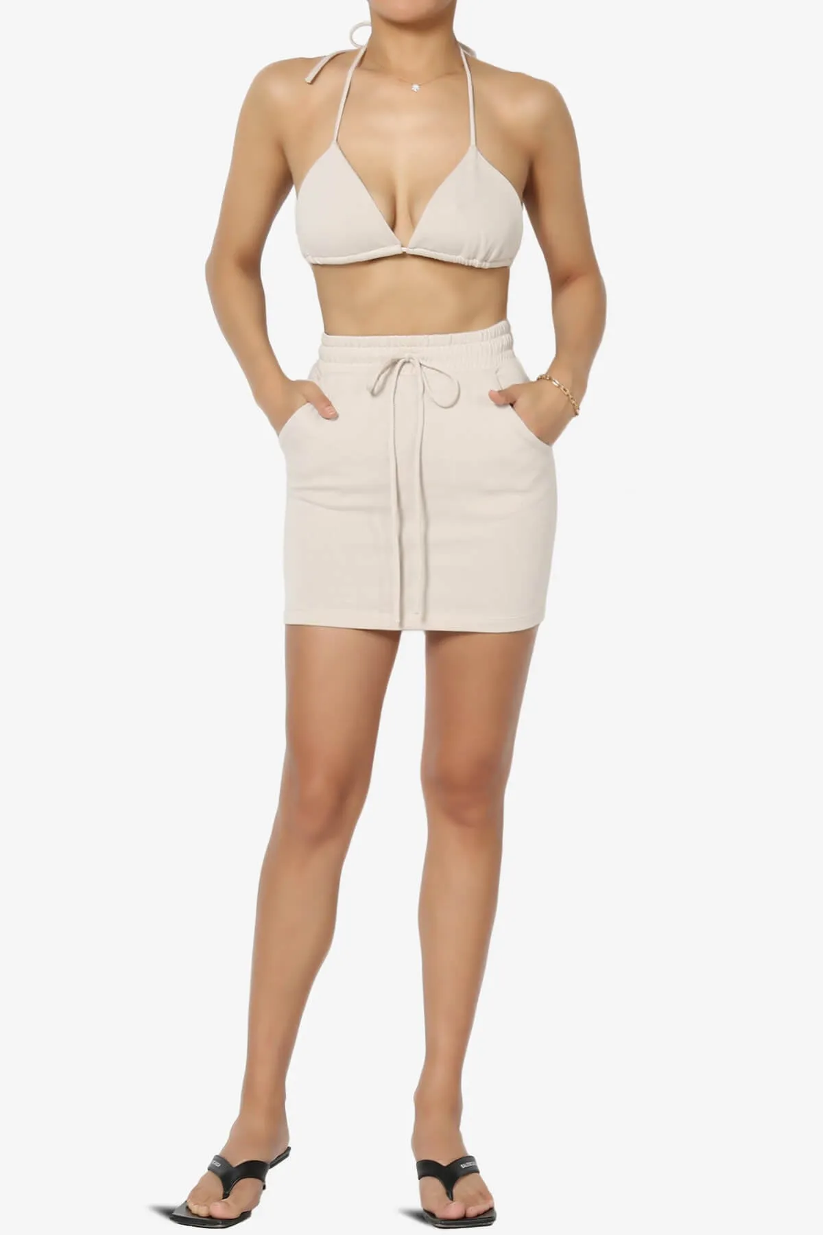 Fury Triangle Bra Top & Mini Skirt SET