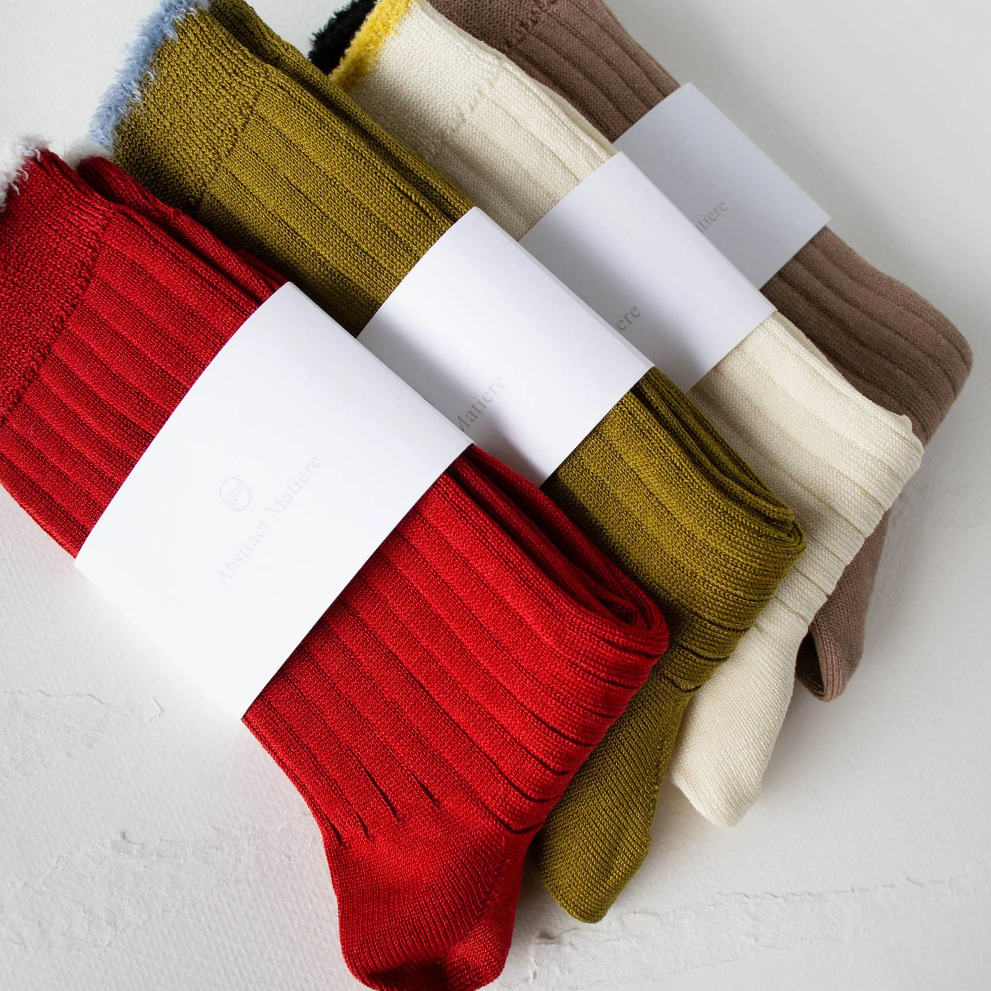Fuzzy Trim Socks