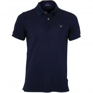 Gant Original Slim Fit Pique Golfer Dark Blue