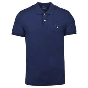 Gant Pique Original Golfer Dark Blue