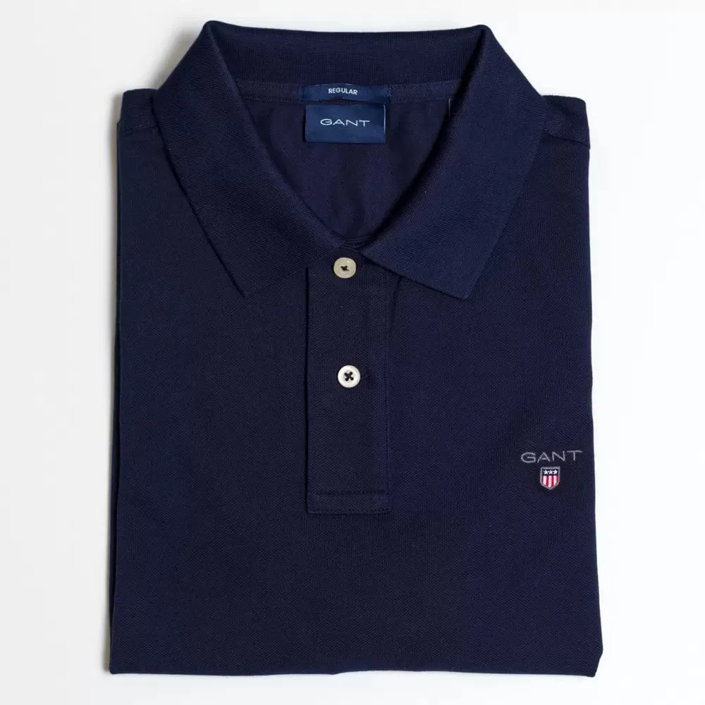 Gant Pique Original Golfer Dark Blue