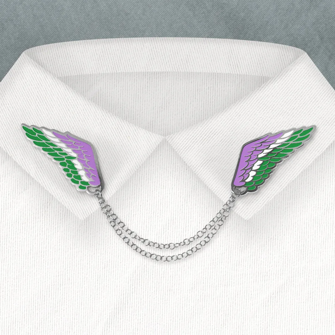 Genderqueer | LGBTQ  connected pins