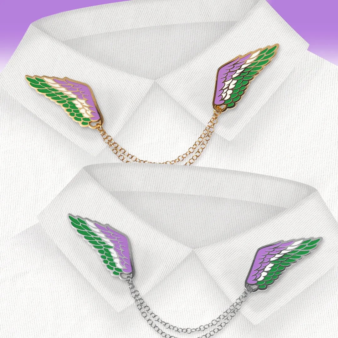 Genderqueer | LGBTQ  connected pins