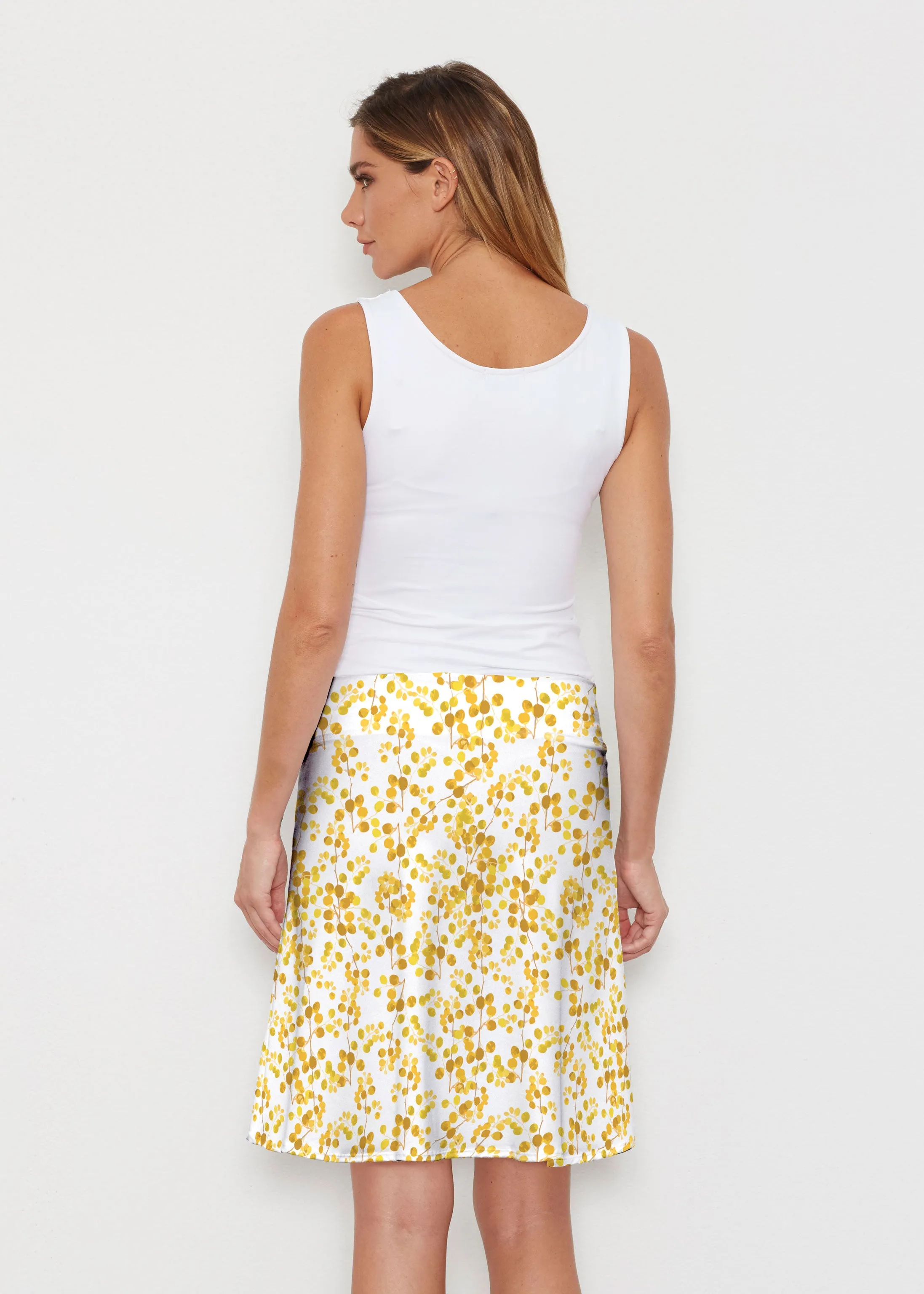 Golden Pome (7846) ~ Silky Brenda Skirt 21 inch