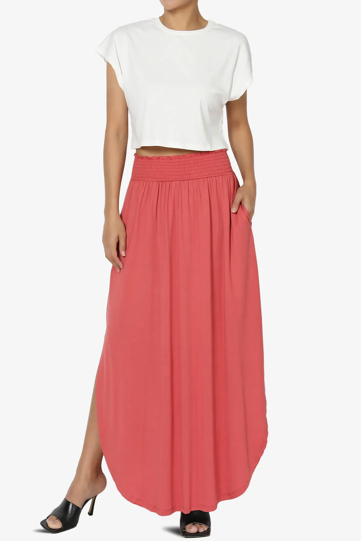 Graya Crew Neck Short Sleeve Crop Tee