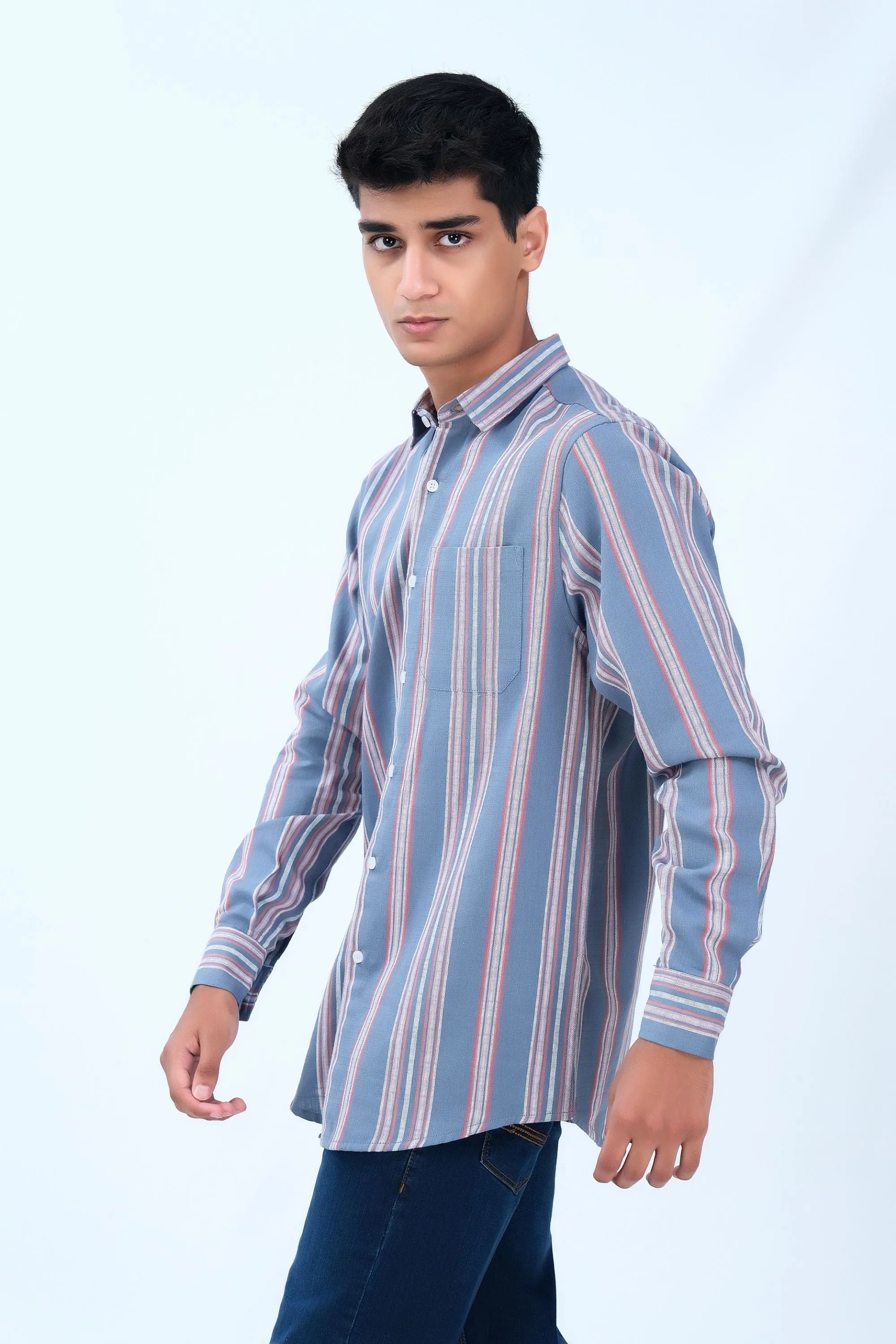 Grey Check Shirt