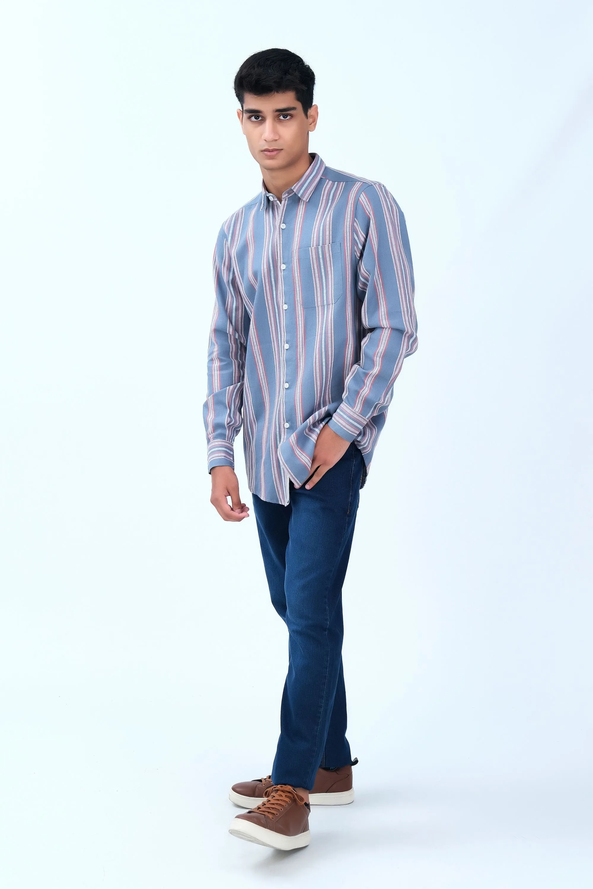 Grey Check Shirt