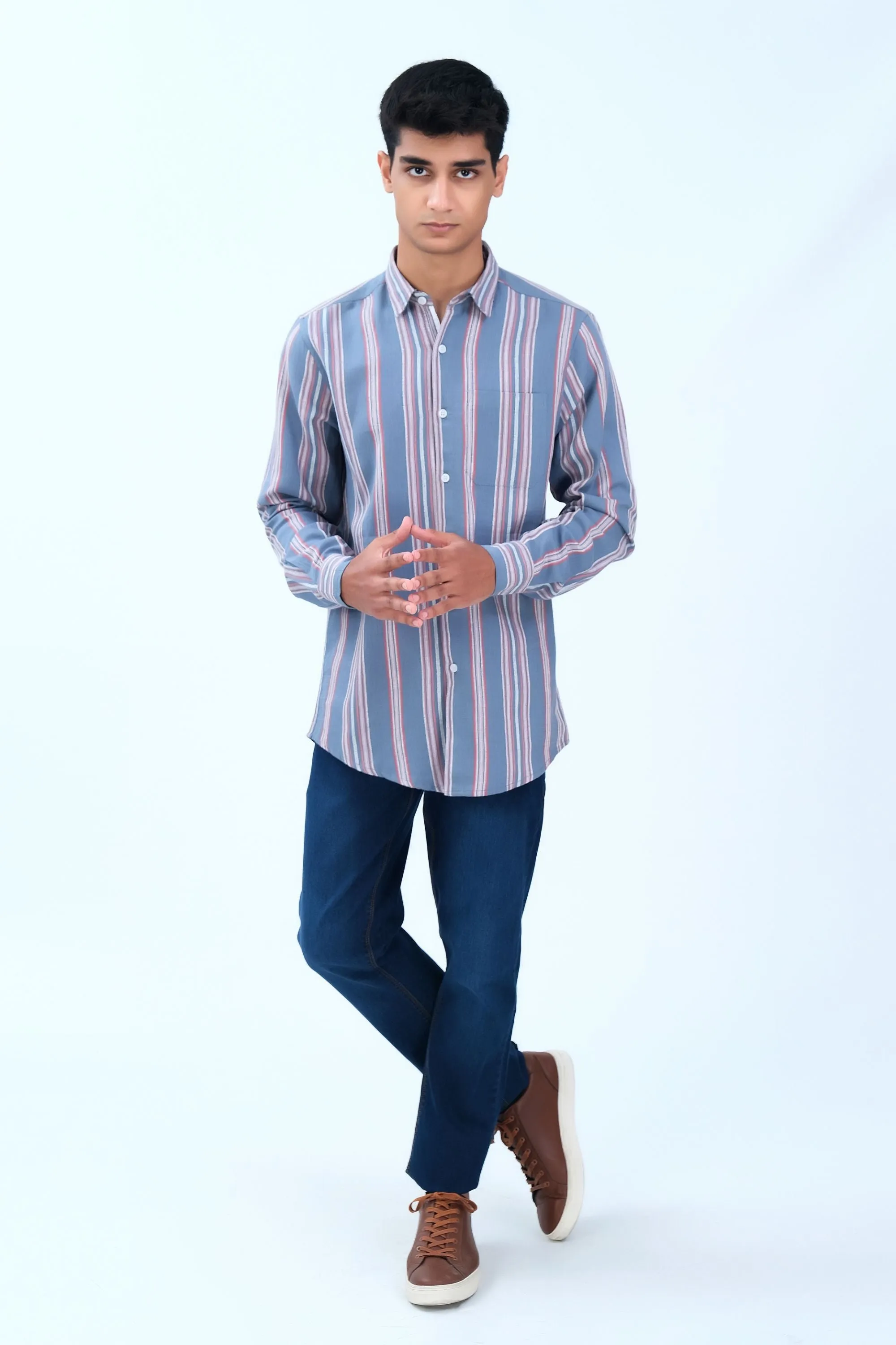 Grey Check Shirt