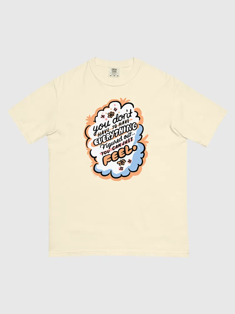 Heartstopper You Can Just Feel Comfort Colors T-Shirt