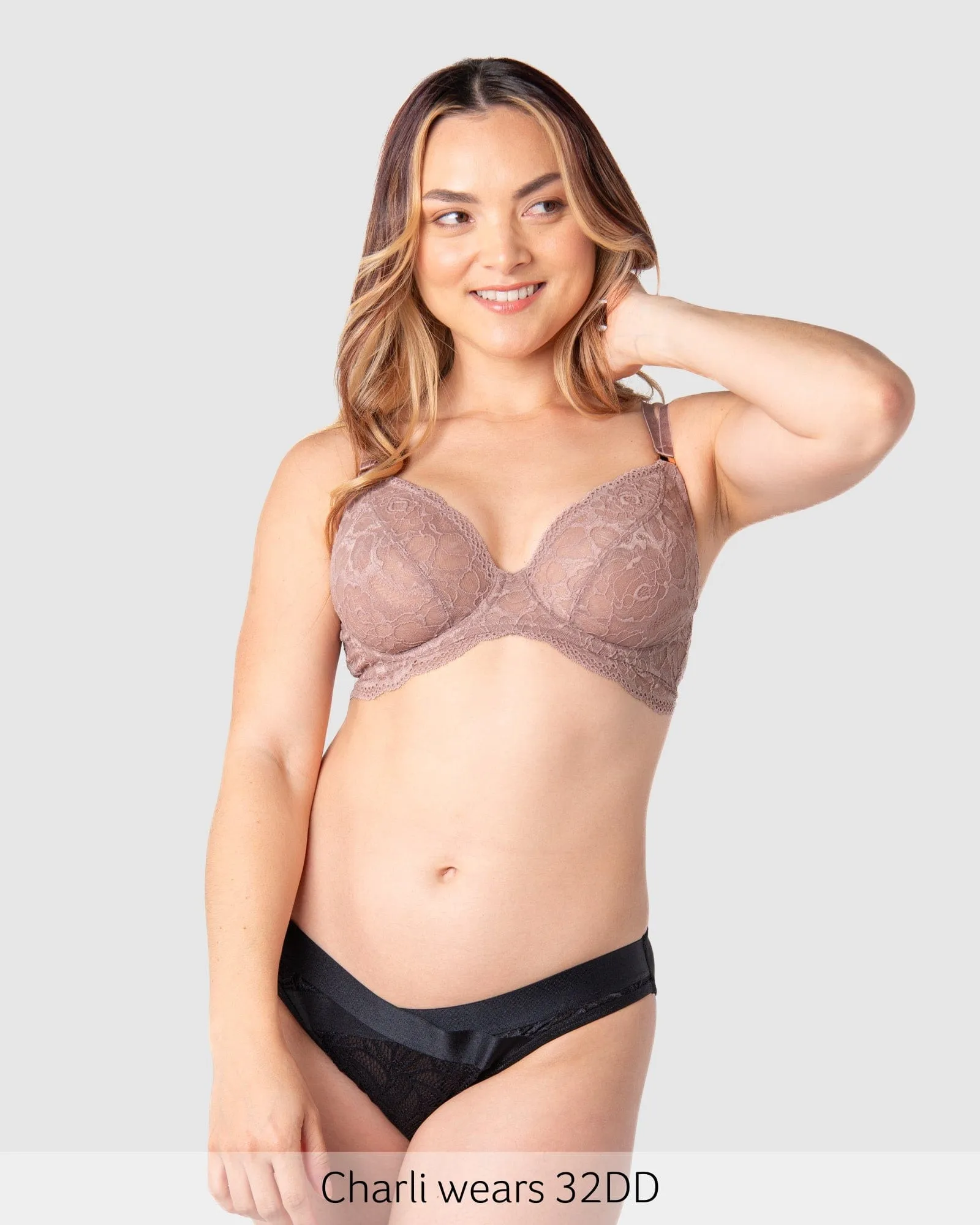 Heroine Plunge Nursing Bra - Mocha