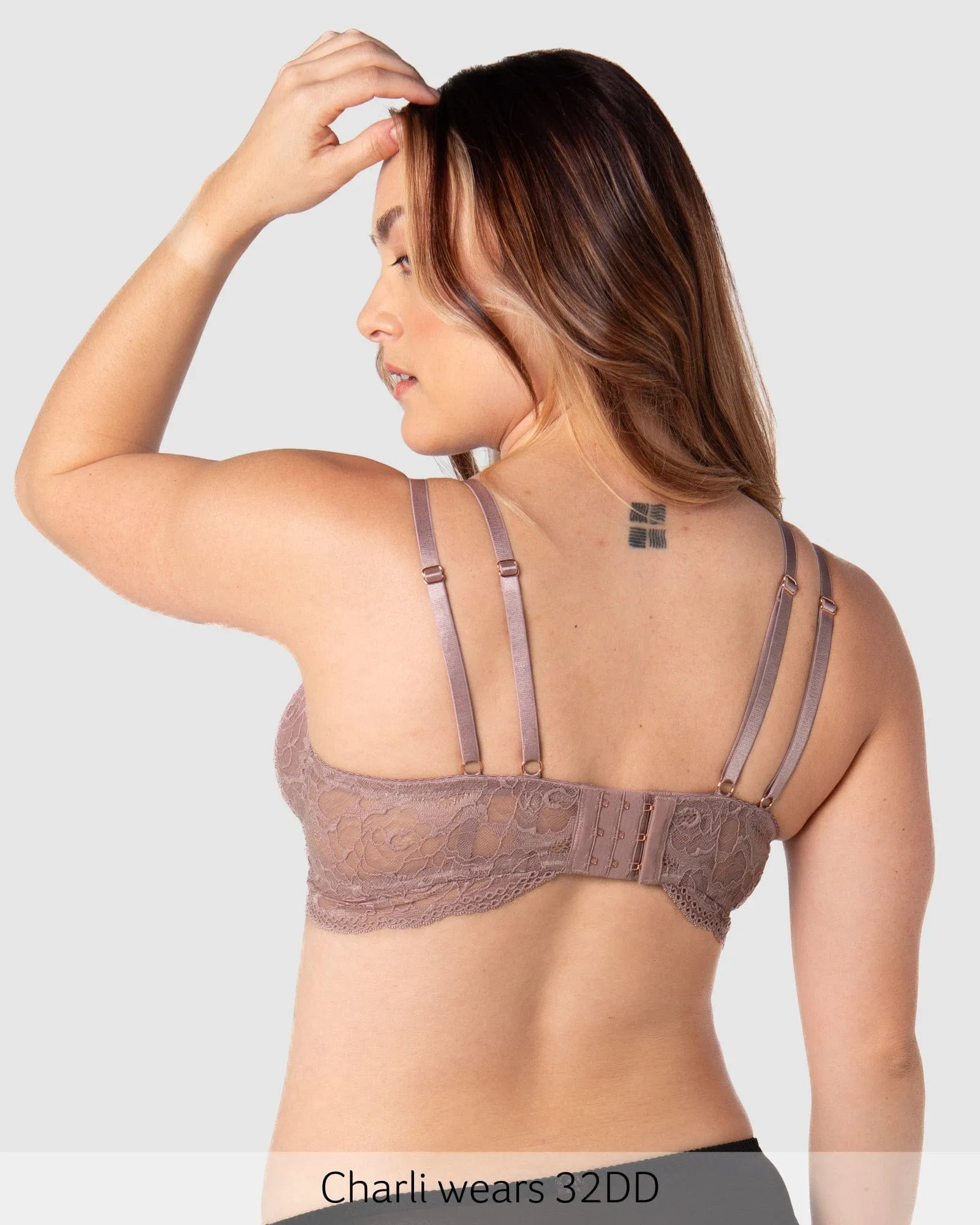 Heroine Plunge Nursing Bra - Mocha
