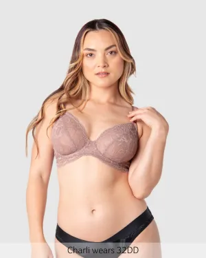 Heroine Plunge Nursing Bra - Mocha