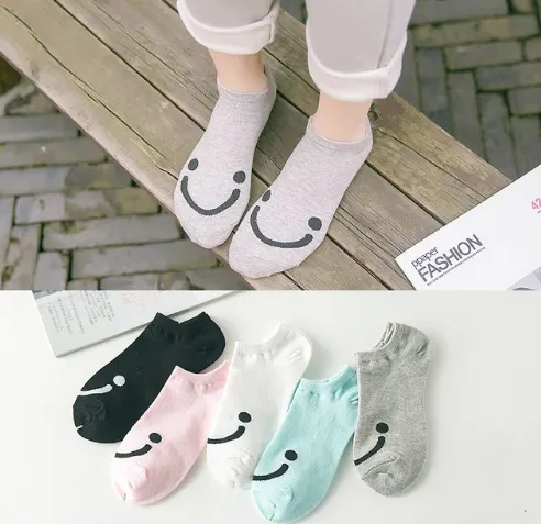 High Quality Cute Striped Women Casual Cotton Socks