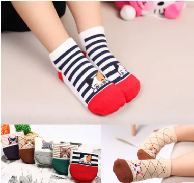 High Quality Cute Striped Women Casual Cotton Socks