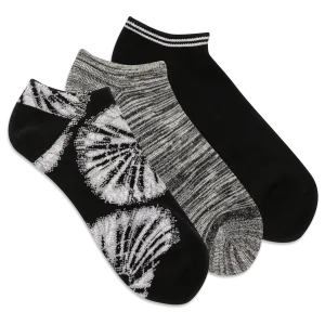 HOTSOX Men's Knit Radial Tie Dye Low Cut Socks 3 Pack