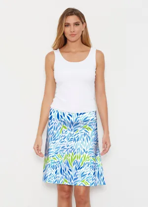Hotsy Totsy Blue (8143) ~ Silky Brenda Skirt 21 inch