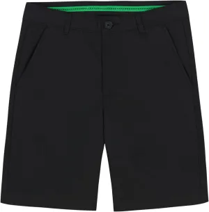 Izod Boys' Golf Swingflex Stretch Straight Fit Shorts Blackout Black 10 Husky