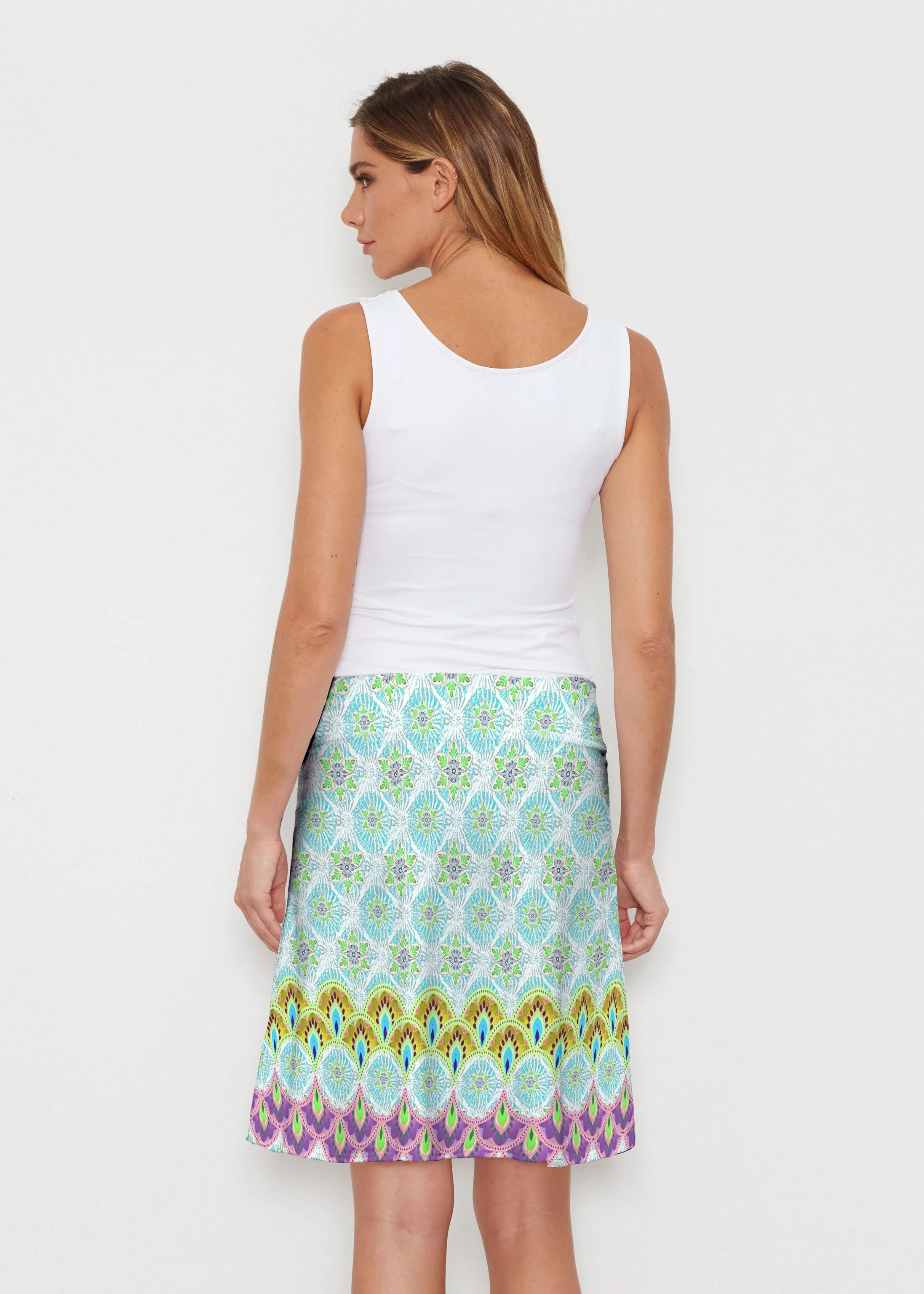 Izzy (19199) ~ Silky Brenda Skirt 21 inch