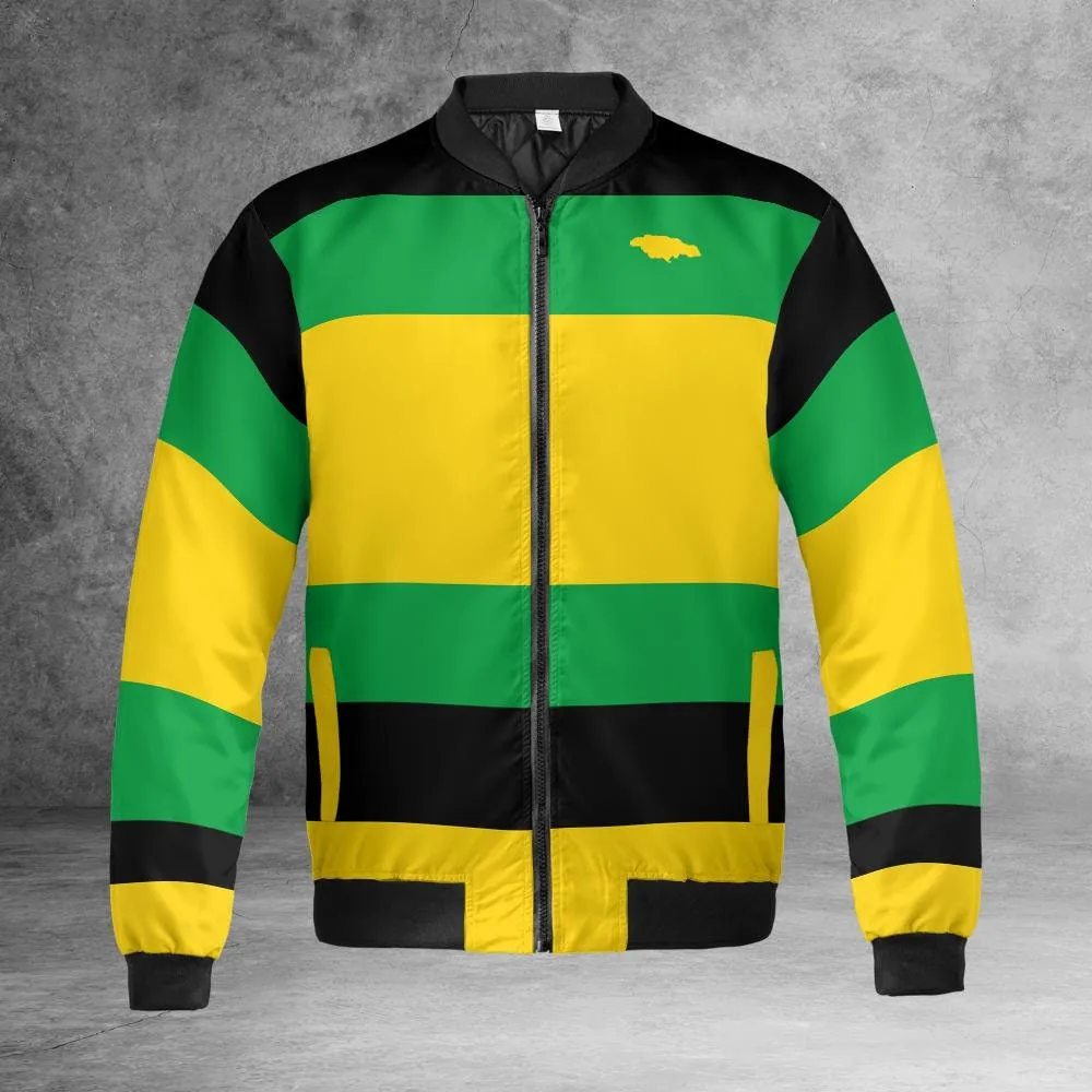 Jamaica Quilted Bomber Jacket