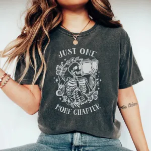 Just One More Chapter' Book Lover Graphic Tee by Mugsby