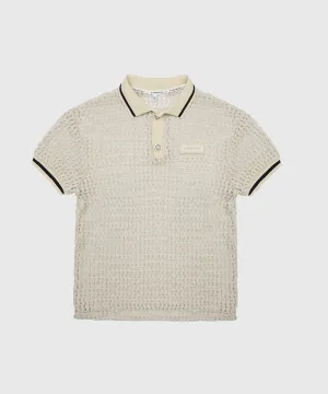 KANDINI Urban Mesh Polo - Beige