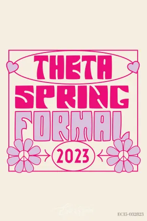 Kappa Alpha Theta Dickinson College Formal T-shirt
