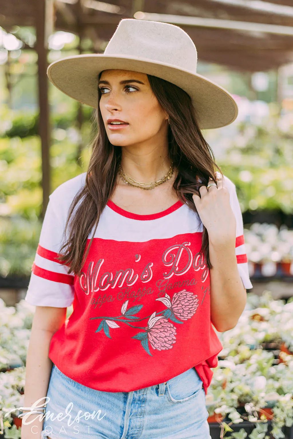 Kappa Kappa Gamma Floral Mom's Day Jersey Tee