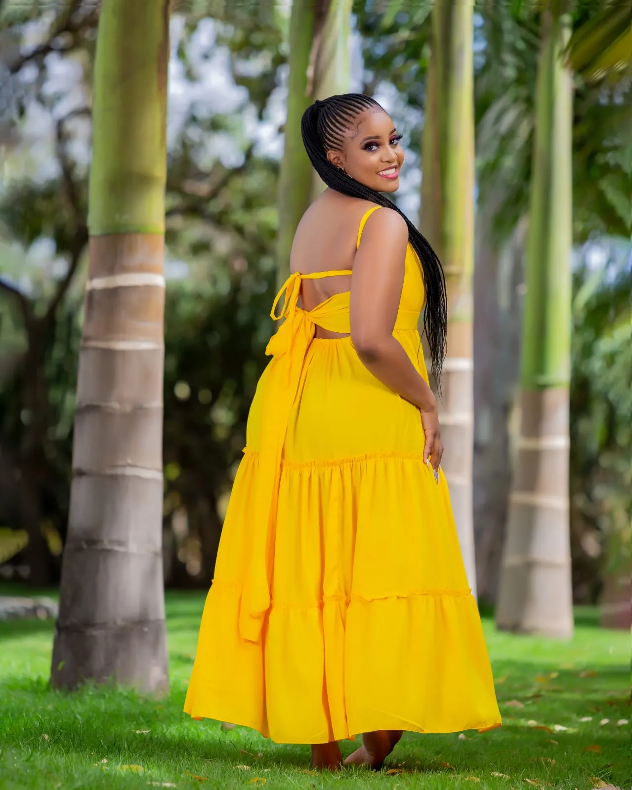 Kaptim Maxi Dress- Yellow
