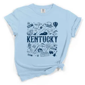 Kentucky Collage Short Sleeve T-Shirt