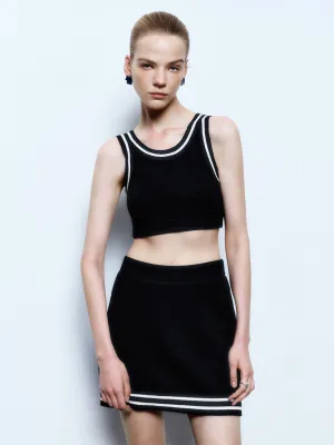 Knitted Cropped Vests