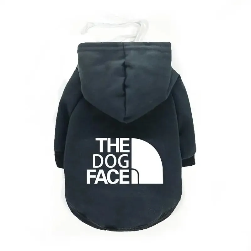 Letter Design Pet Dog Hoodies Cool Dogs Clothes For French Bulldog Dogs Pullover Sweatshirt Coats Small Medium Dogs Chihuahua