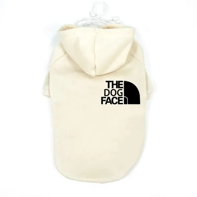 Letter Design Pet Dog Hoodies Cool Dogs Clothes For French Bulldog Dogs Pullover Sweatshirt Coats Small Medium Dogs Chihuahua
