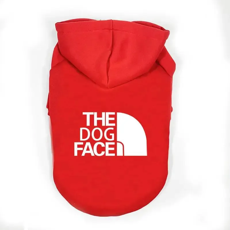 Letter Design Pet Dog Hoodies Cool Dogs Clothes For French Bulldog Dogs Pullover Sweatshirt Coats Small Medium Dogs Chihuahua