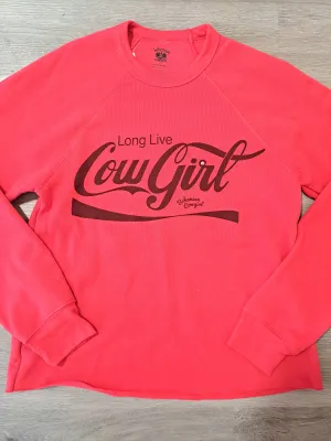 Long Live Cowgirl Cola Red Sweatshirt - WS