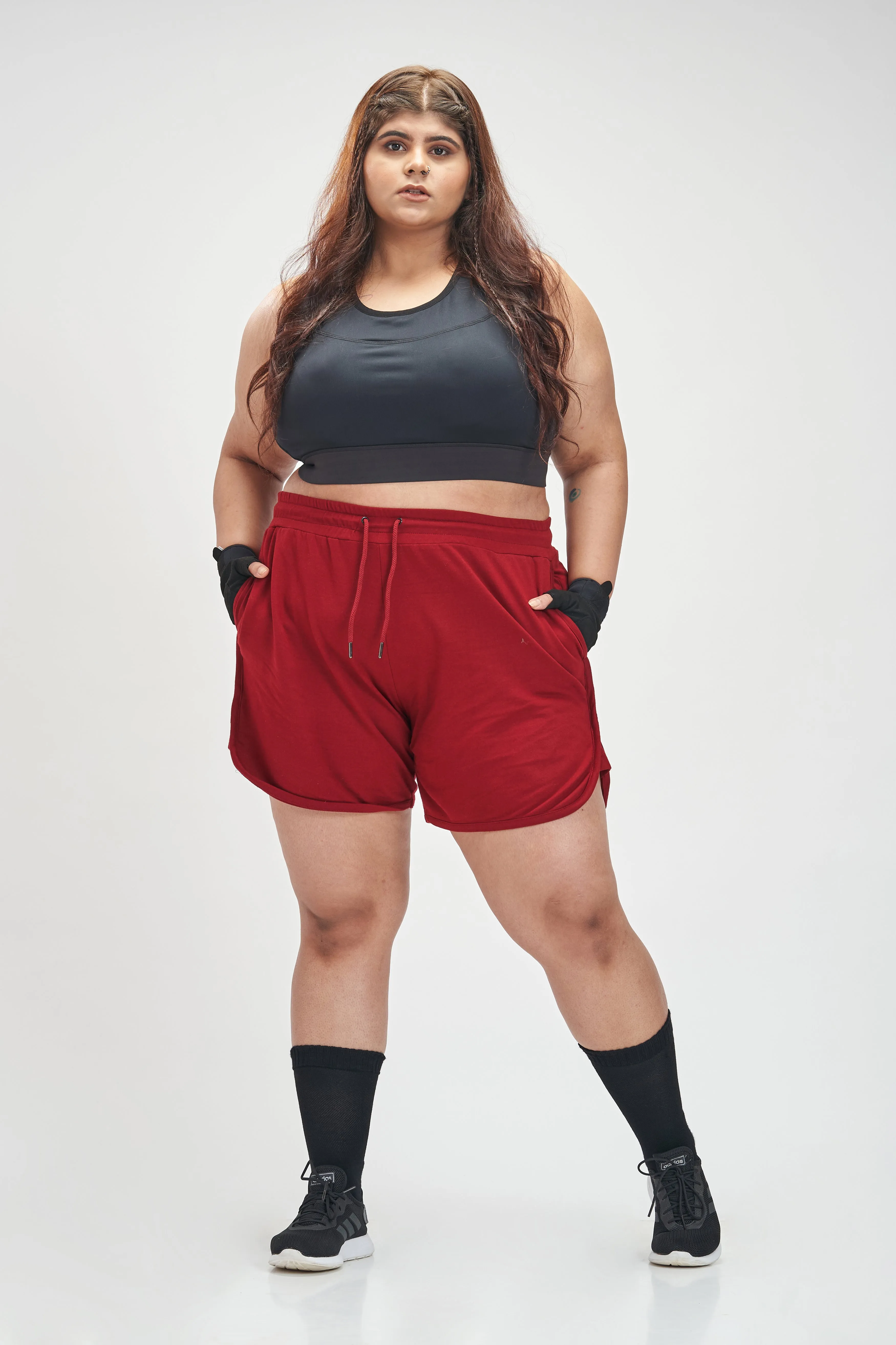 Lounge Around Shorts: Maroon