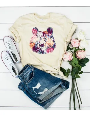 Mama Bear Floral Spring Shirt | Unisex Crew