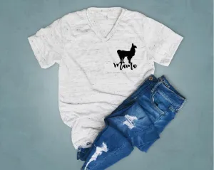 Mama Llama Pocket Shirt