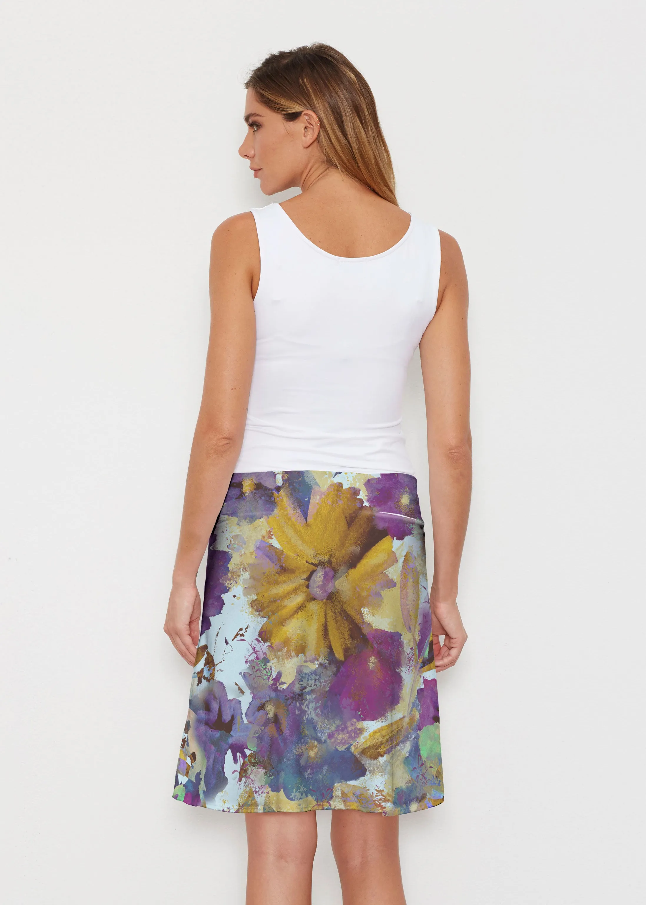 Maya (17266) ~ Silky Brenda Skirt 21 inch