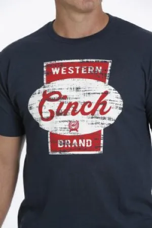 Men’s Cinch Western Tee- Dark Navy