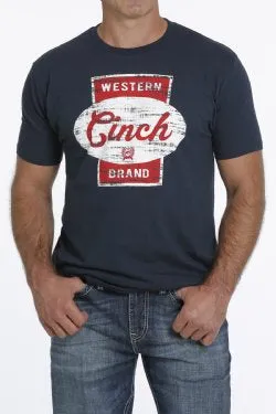 Men’s Cinch Western Tee- Dark Navy